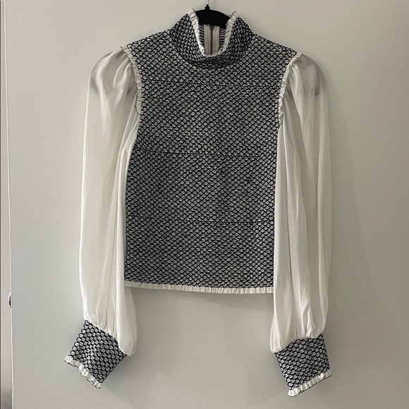 Alice + Olivia Tops - Alice + Olivia Smocked Top